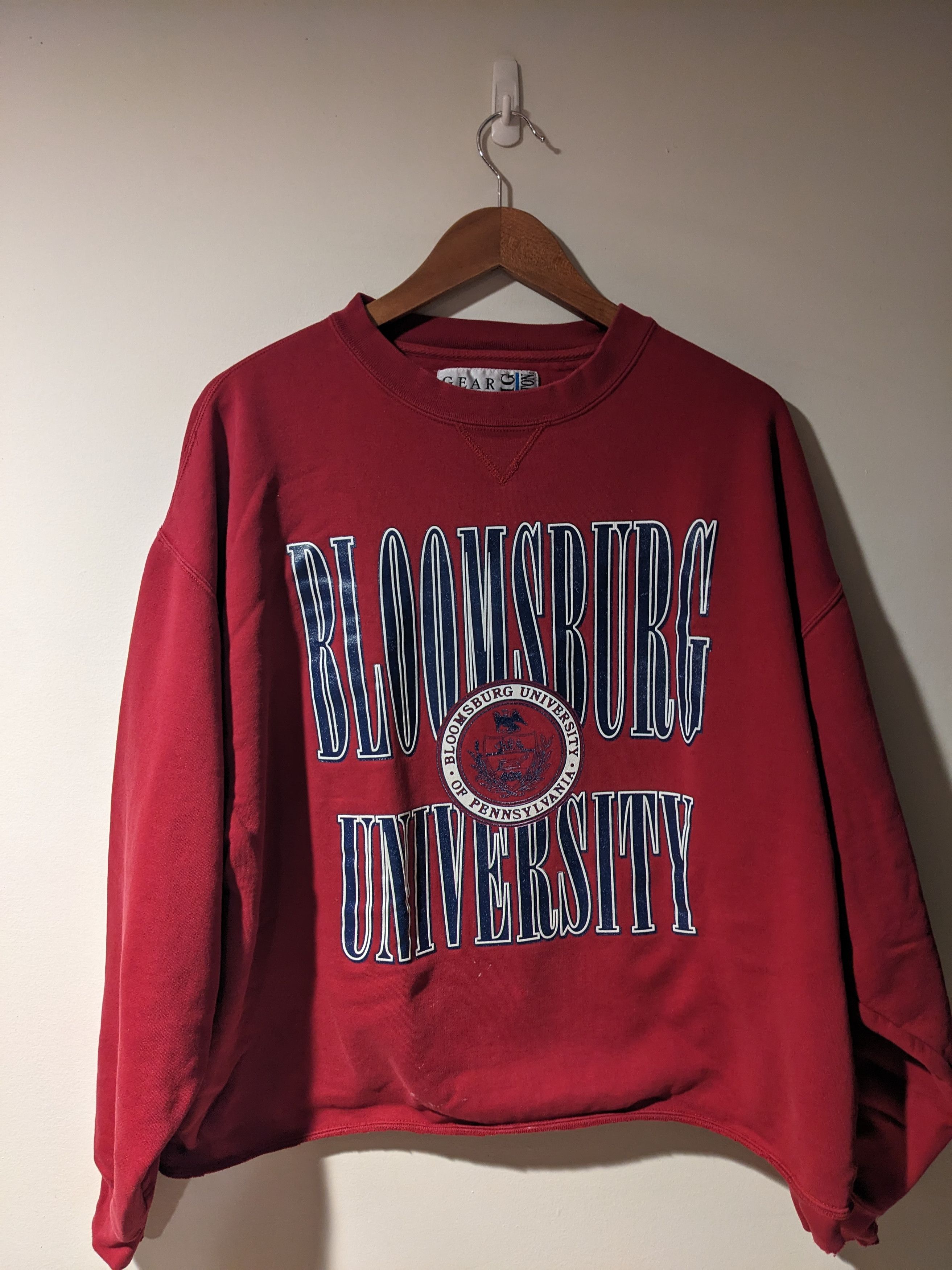 Vintage 90s Bloomsburg University College Sports Sweatshirt