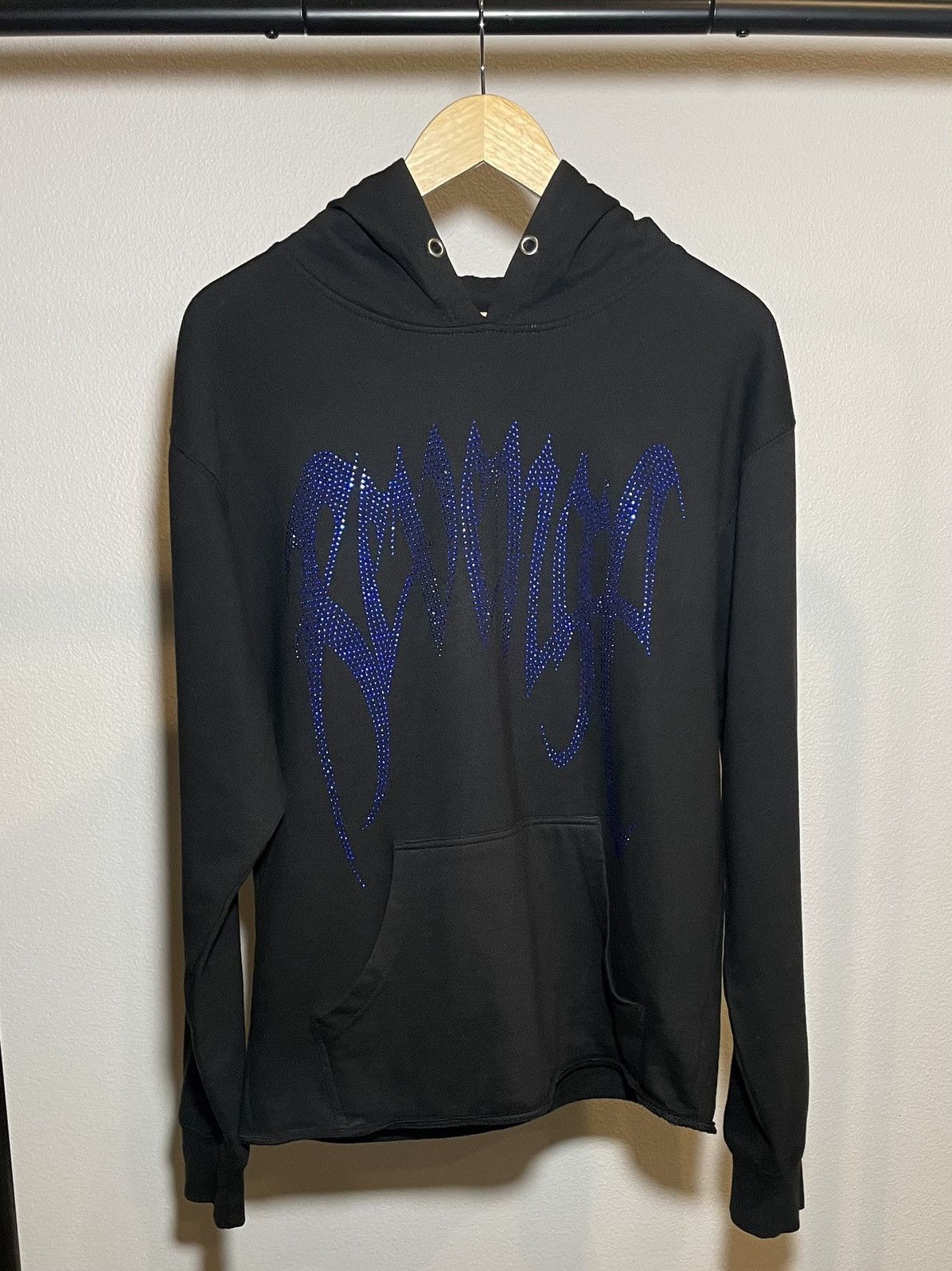 Revenge Revenge F&F Blue Bejeweled Heartbreak Hoodie Size US M / EU 48-50 / 2 - 1 Thumbnail