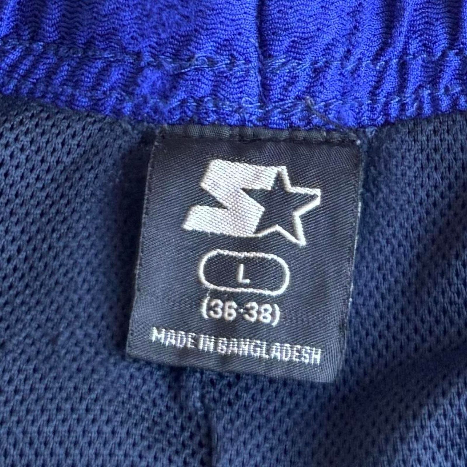 Starter × Vintage Vintage Y2K Starter Navy Blue Technical Baggy Sweatpants Size US 38 / EU 54 - 4 Thumbnail