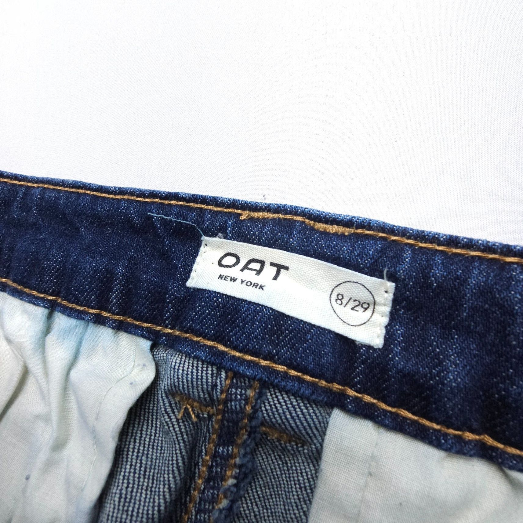 Vintage VINTAGE OAT New York High Rise Flare Jeans Women Regular 29 Inseam 30 Dark Wash Blue Bohemian Festival 8 Women’s Jeans Size 30" / US 8 / IT 44 - 3 Thumbnail
