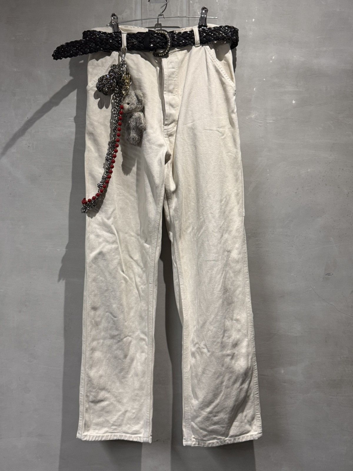 Harley Davidson Harley-Davidson Made in Italy Utility Carpenter Pants Y2k Size US 31 - 2 Thumbnail