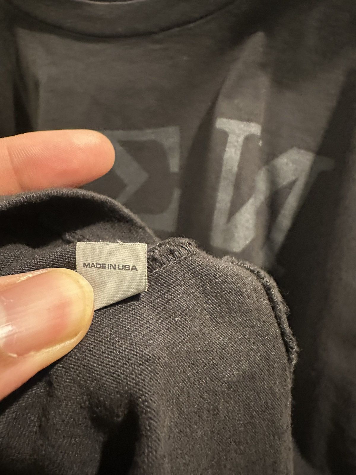 Yeezy Yeezy black Box Tee Size US XL / EU 56 / 4 - 3 Thumbnail