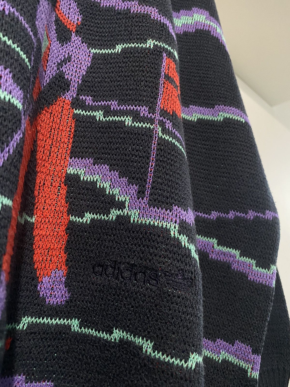 Adidas × Vintage Adidas Golf L Vintage Jumper Sweater 80s All over Print y2k Size US L / EU 52-54 / 3 - 6 Thumbnail