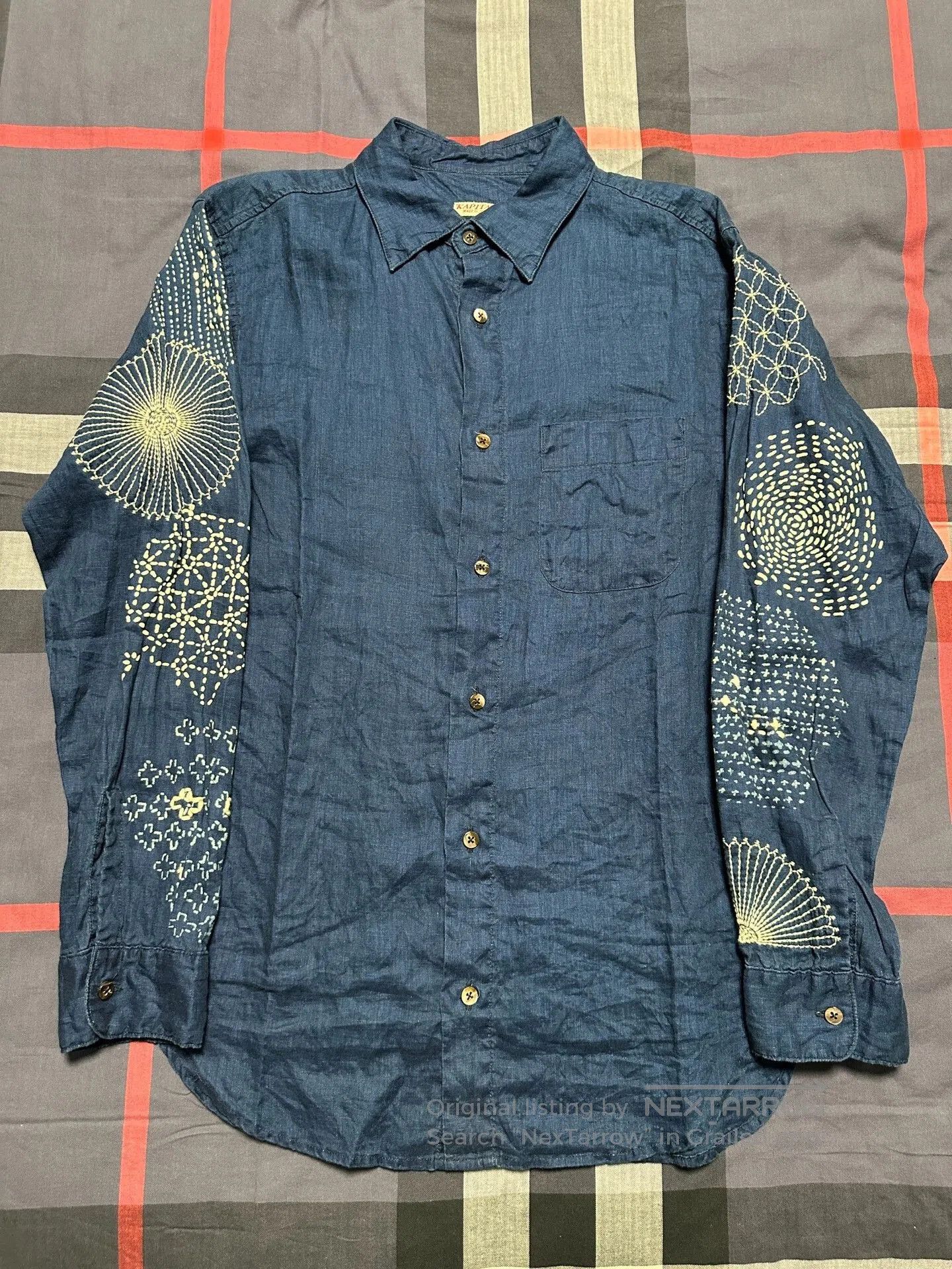 Kapital Kapital Men's Blue Dye Shirt. Size US M / EU 48-50 / 2 - 1 Thumbnail