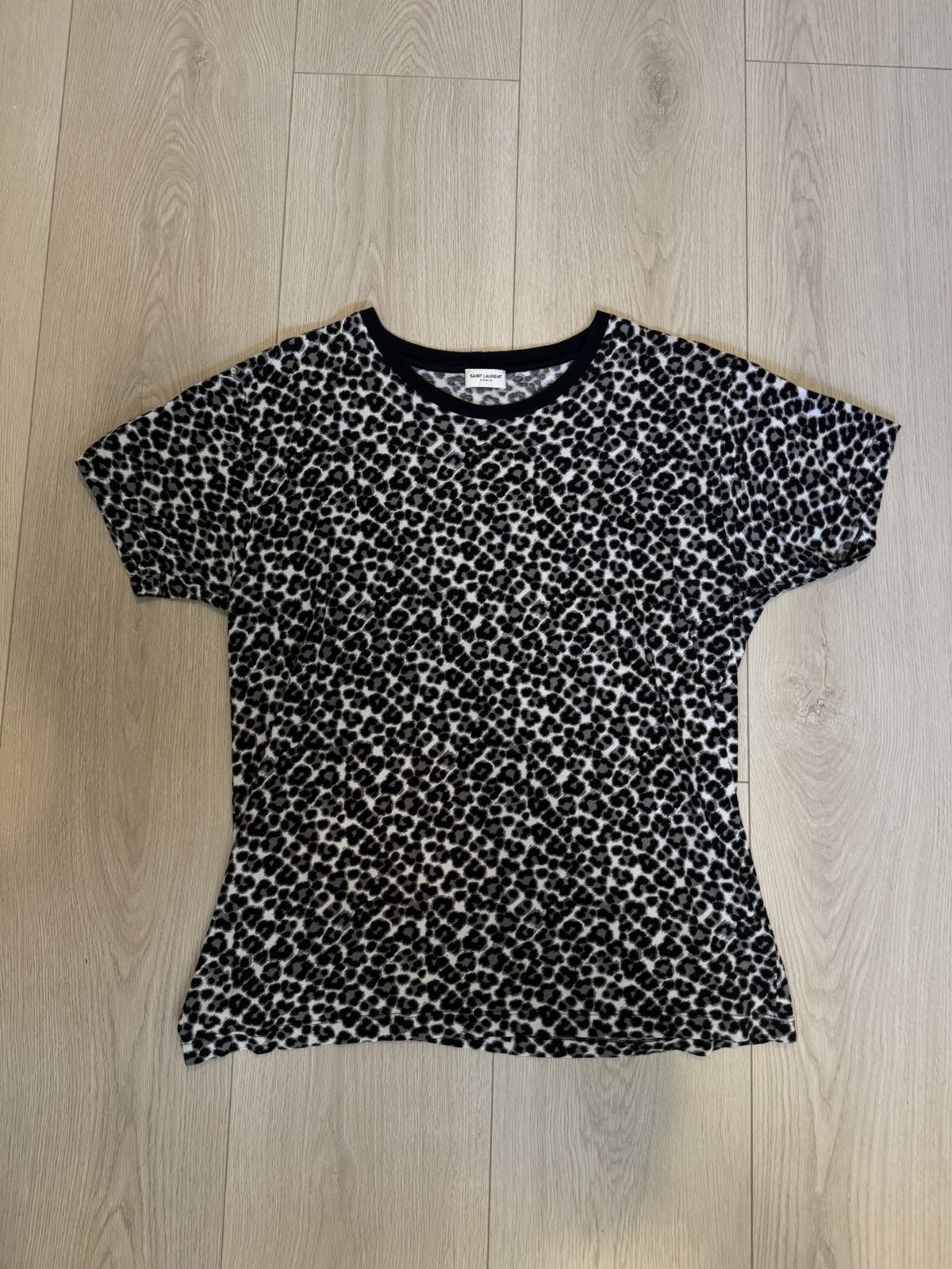 Saint Laurent Paris Babycat T Shirt | Grailed