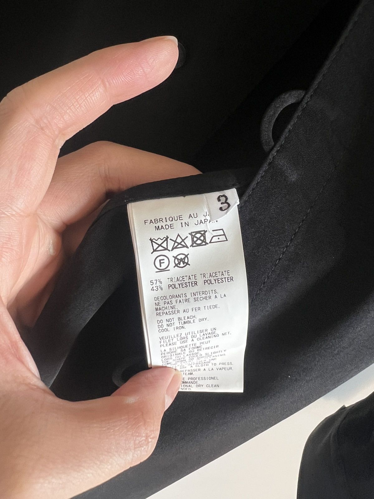 Yohji Yamamoto Yohji Yamamoto - TA/TUXEDO Broad China Long Sleeve Blouse Size M / US 6-8 / IT 42-44 - 6 Thumbnail