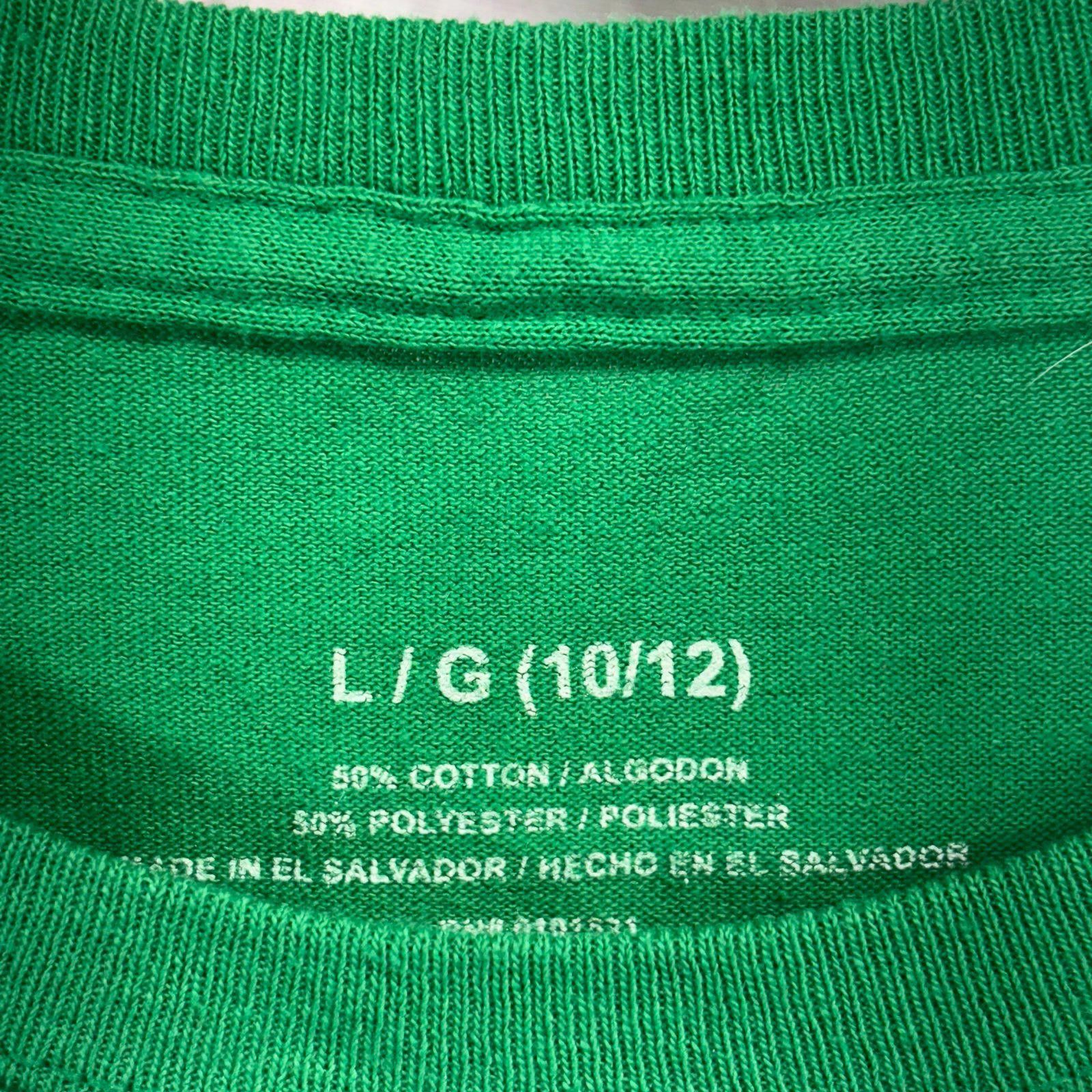 Other Green Christmas Llama Graphic T-Shirt Kids 10/12 Size US L / EU 52-54 / 3 - 3 Thumbnail