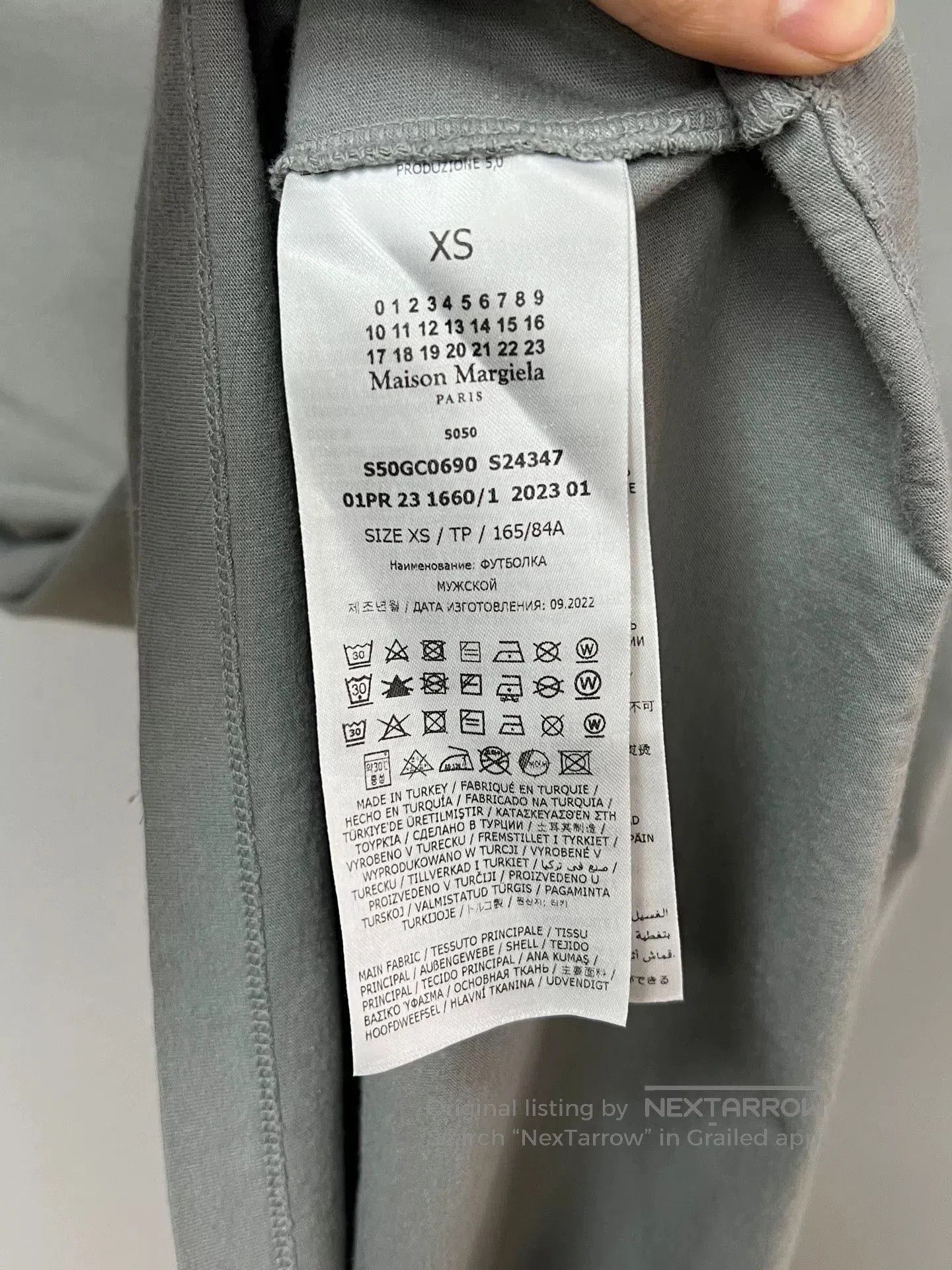 Maison Margiela Maison Margiela Short-Sleeve Top. Size XS / US 0-2 / IT 36-38 - 3 Thumbnail