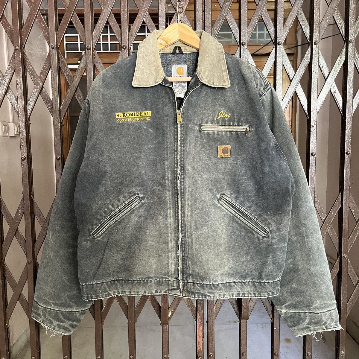 Carhartt Rare💥Vintage Carhartt Faded Detroit Jacket J97 PTL Size US L / EU 52-54 / 3 - 1 Thumbnail