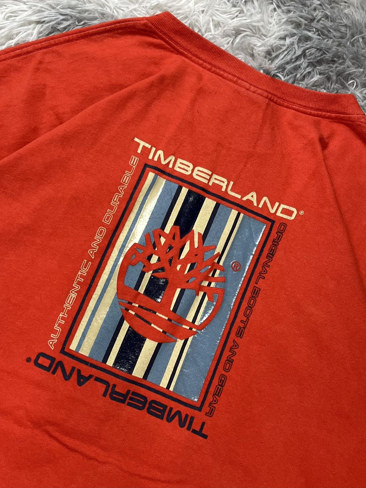 Timberland Vintage 90s timberland t shirt original classic Logo Size US XXL / EU 58 / 5 - 3 Thumbnail
