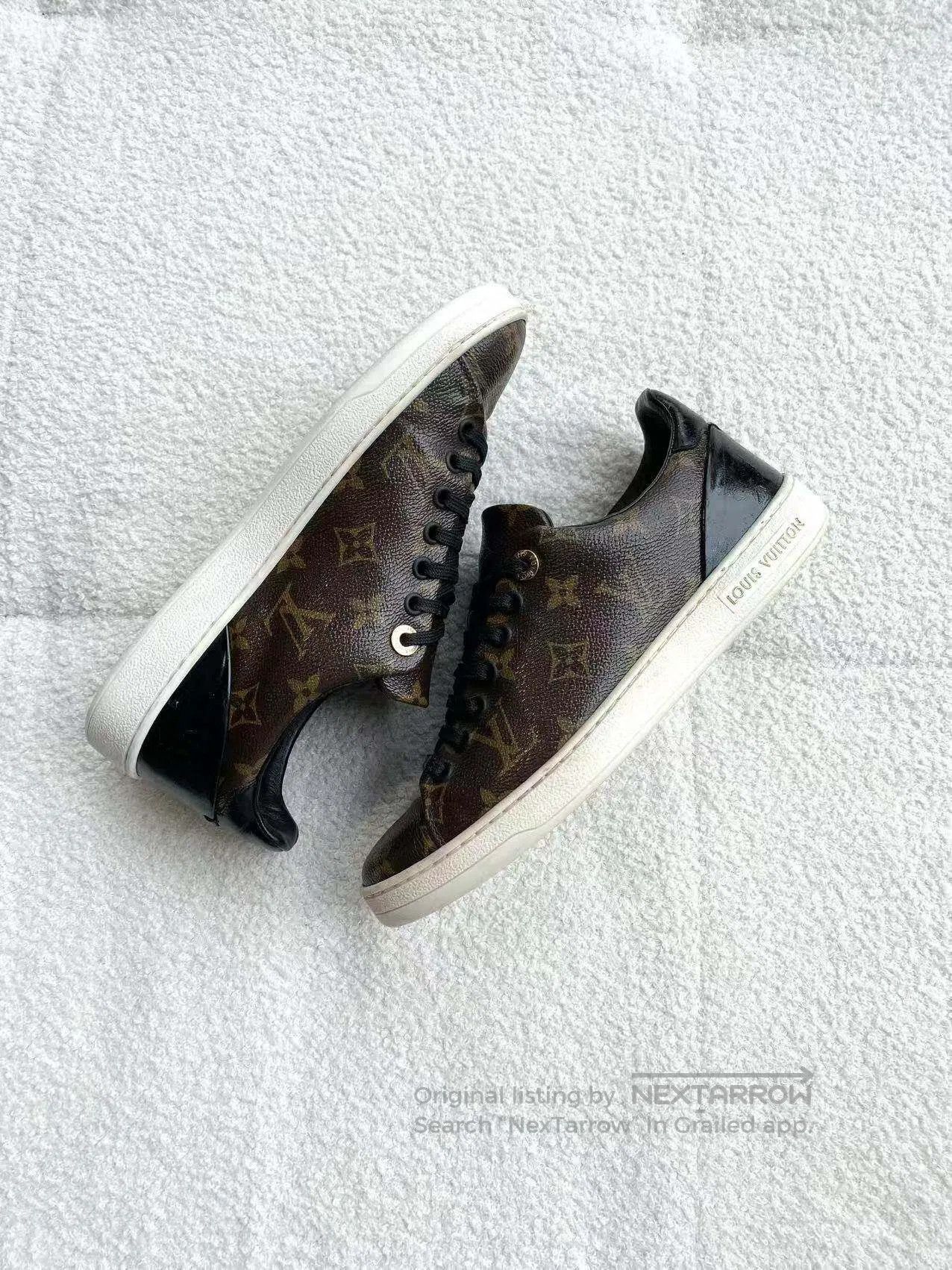 Louis Vuitton Louis Vuitton Full print of old flower shoes| Size US 6 / IT 36 - 3 Thumbnail