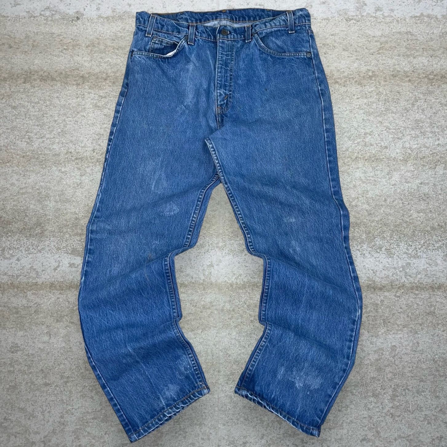 Levi's True Vintage 70s Levis Jeans 33x30 Straight Fit Medium Wash Size US 33 - 2 Thumbnail