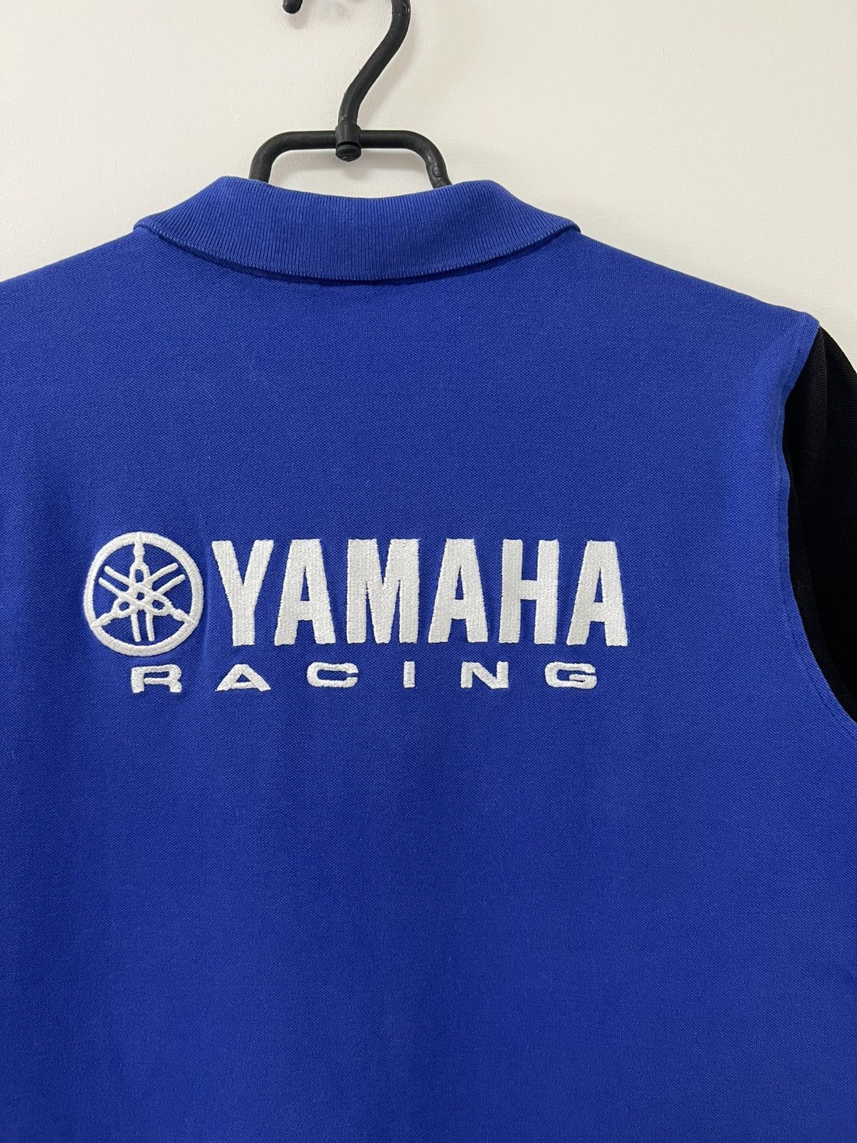 Yamaha Vintage Yamaha Racing Team Polo Motorcycle T shirt Rare sz L Size US L / EU 52-54 / 3 - 16 Thumbnail