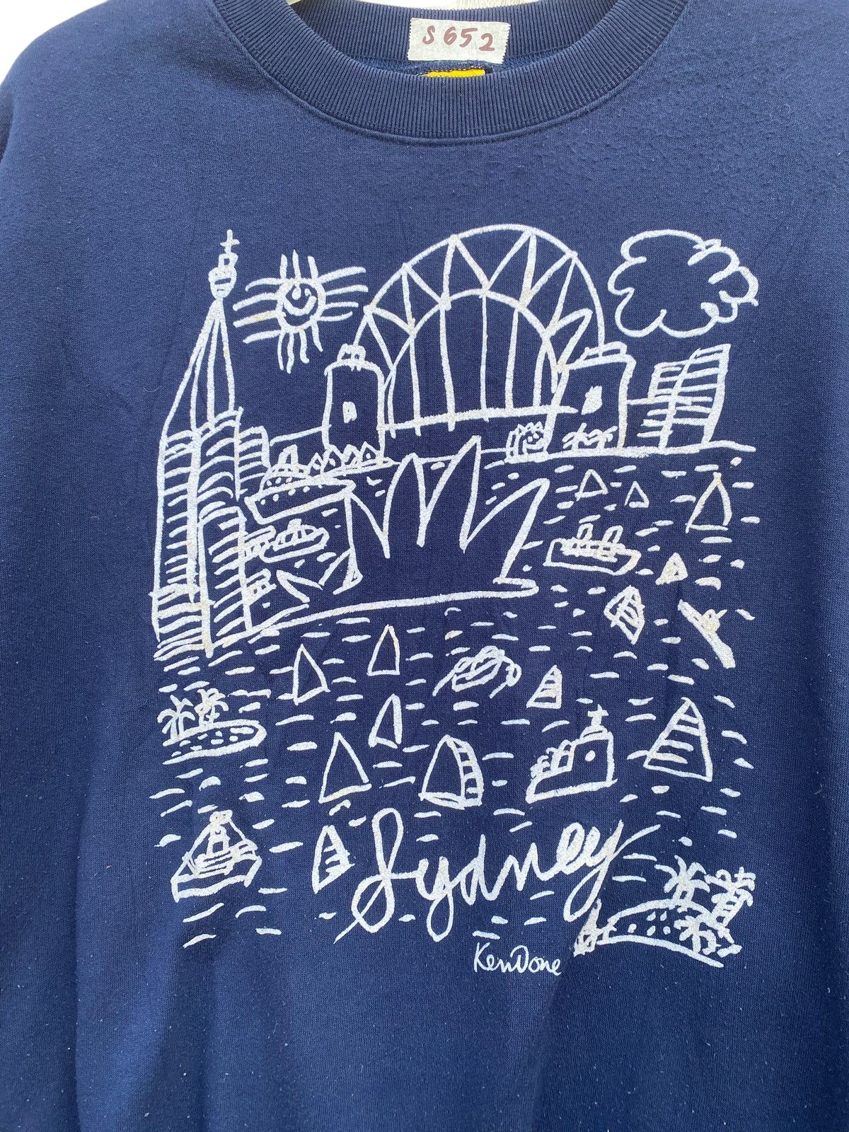 Vintage Vintage Ken Down Sweatshirt Size US L / EU 52-54 / 3 - 3 Thumbnail