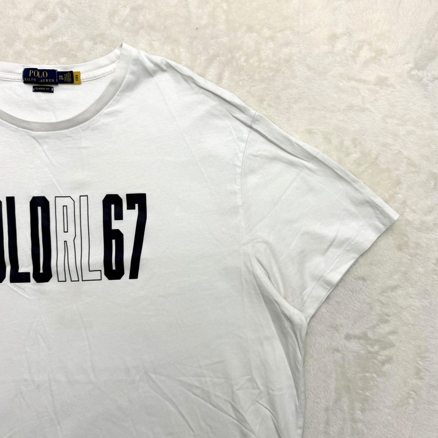 Polo Ralph Lauren Polo Ralph Lauren Shirt Mens 2XL White Graphic Print Tee Crewneck Logo T-Shirt Short Sleeve Jersey Cotton Vintage: No Size US XXL / EU 58 / 5 - 5 Thumbnail