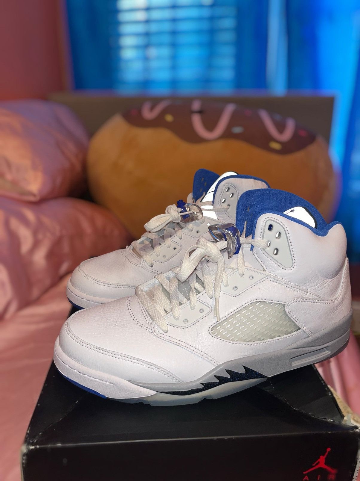Jordan Brand Stealth Air jordan 5’s 11.5M Size US 11.5 / EU 44-45 - 2 Thumbnail