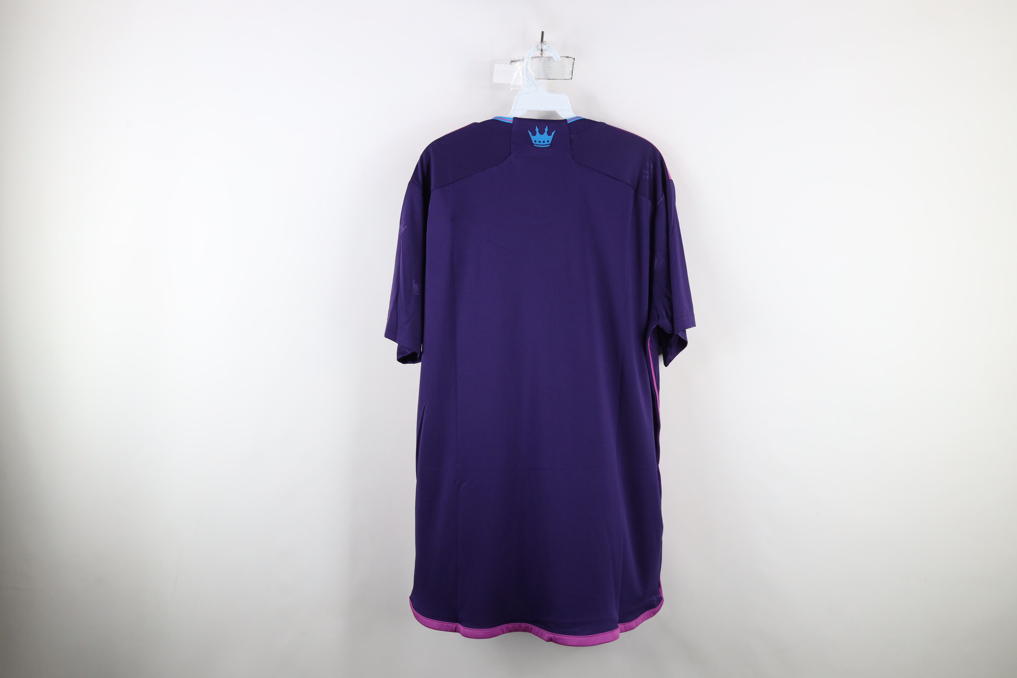 Adidas × Vintage New Adidas Charlotte Club Soccer Jersey Futbol Purple Size US XL / EU 56 / 4 - 13 Thumbnail