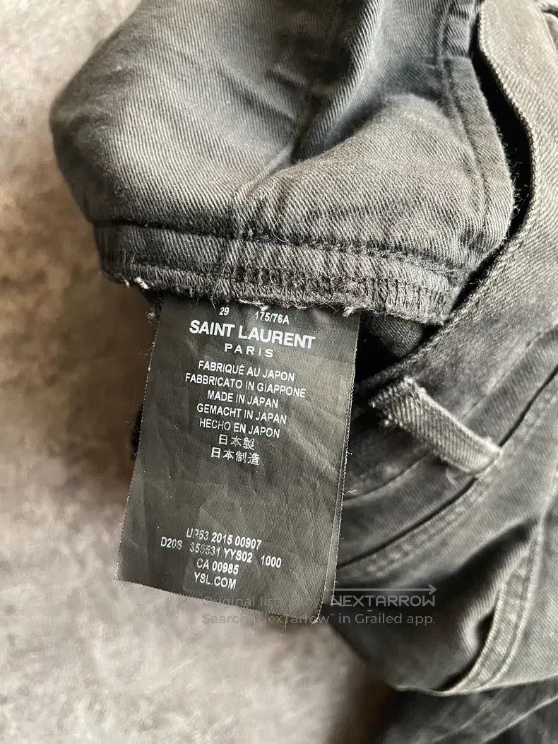 Saint Laurent Paris Saint Laurent Paris Straight Leg Denim Pants Size US 29 - 4 Thumbnail