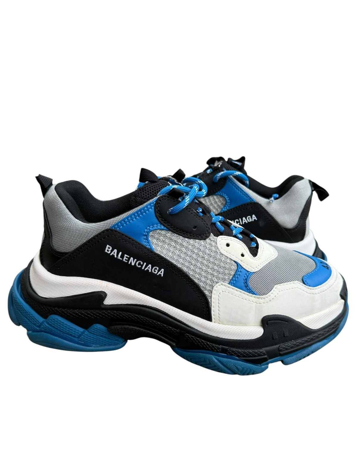 Balenciaga Balenciaga triple s blue Size US 9.5 / EU 42-43 - 3 Thumbnail