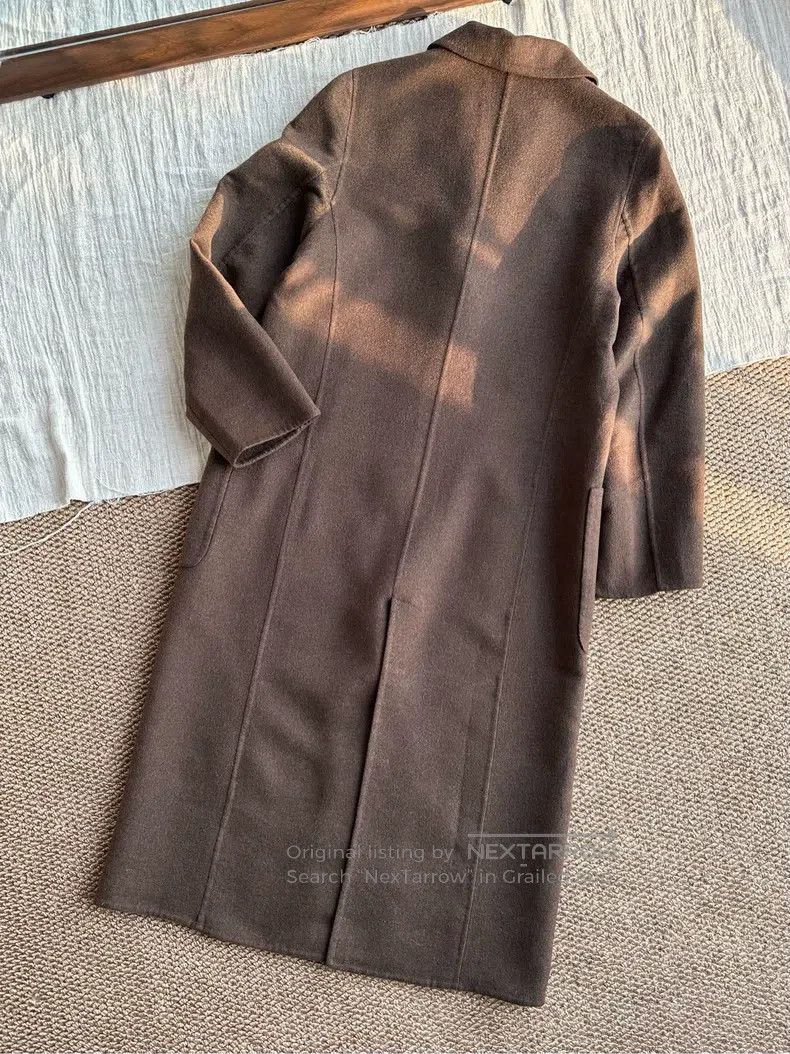 Loro Piana Loro Piana Cashmere double-sided long coat, brown Size M / US 6-8 / IT 42-44 - 2 Thumbnail