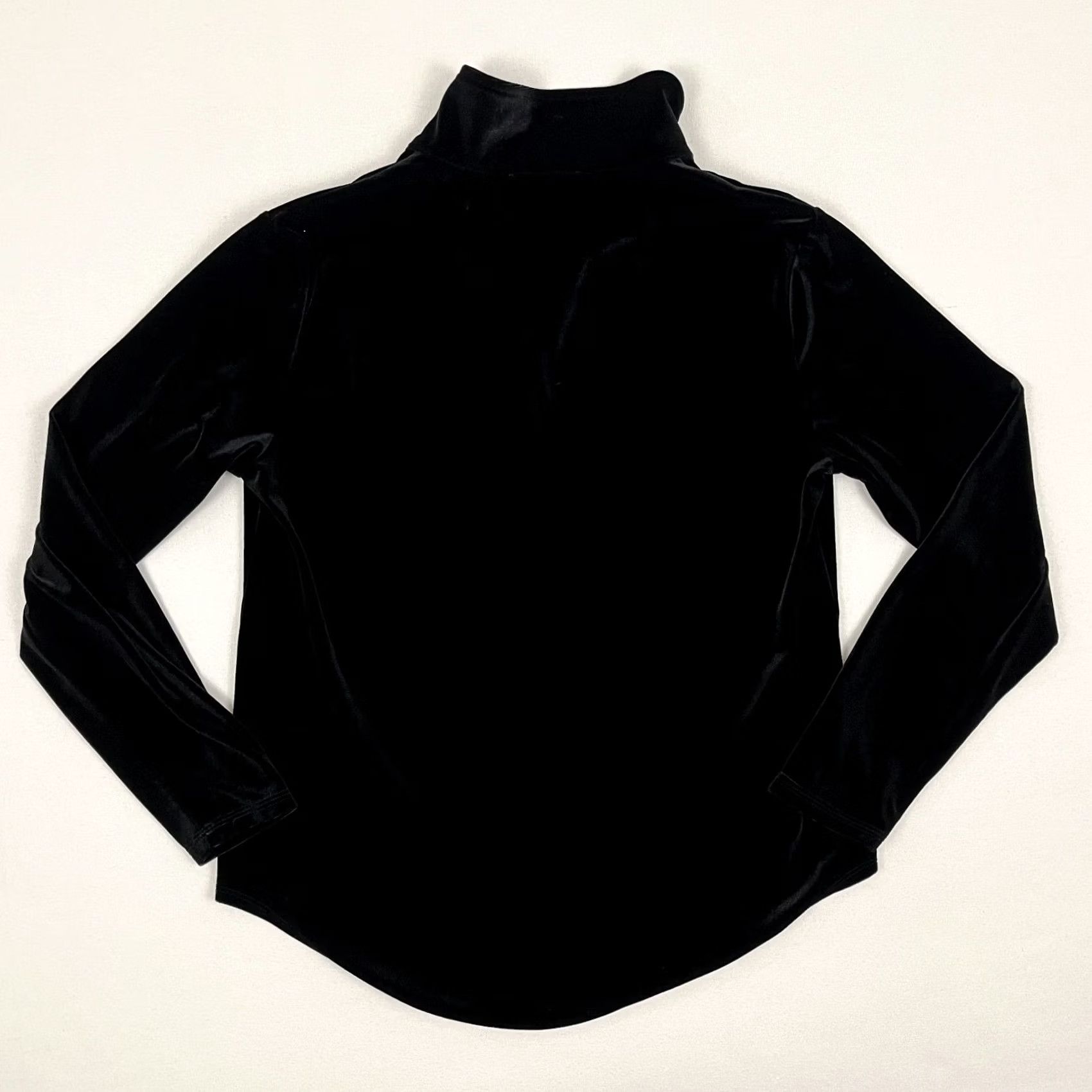 Vintage VINTAGE The White Company Blouse Women 6 Black Velvet Witchy Whimsigoth 90s Classic Retro goth Woman Blouse Button-Up Long Sleeve Black Velvet Size M / US 6-8 / IT 42-44 - 6 Thumbnail