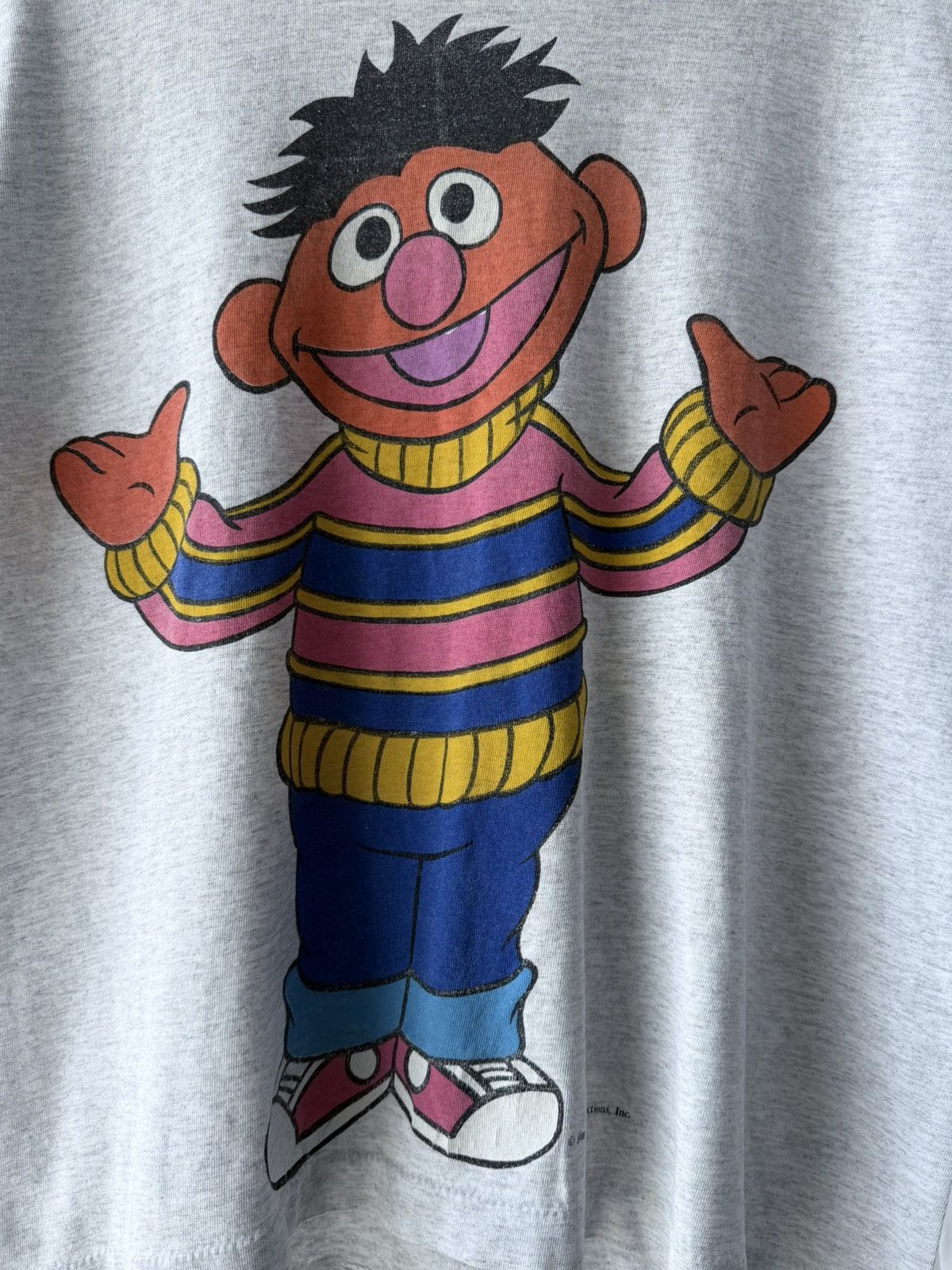 Cartoon Network Vintage 90s Sesame Street Ernie T-Shirt Tee Size US M / EU 48-50 / 2 - 3 Thumbnail