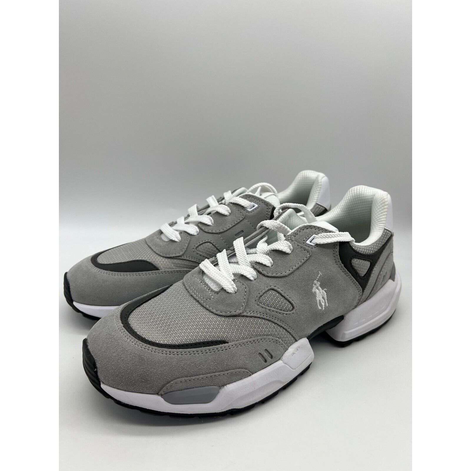 Polo Ralph Lauren Polo Ralph Lauren Men's JGR Suede/Mesh Athletic Gray Size 11 Size US 11 / EU 44 - 9 Thumbnail