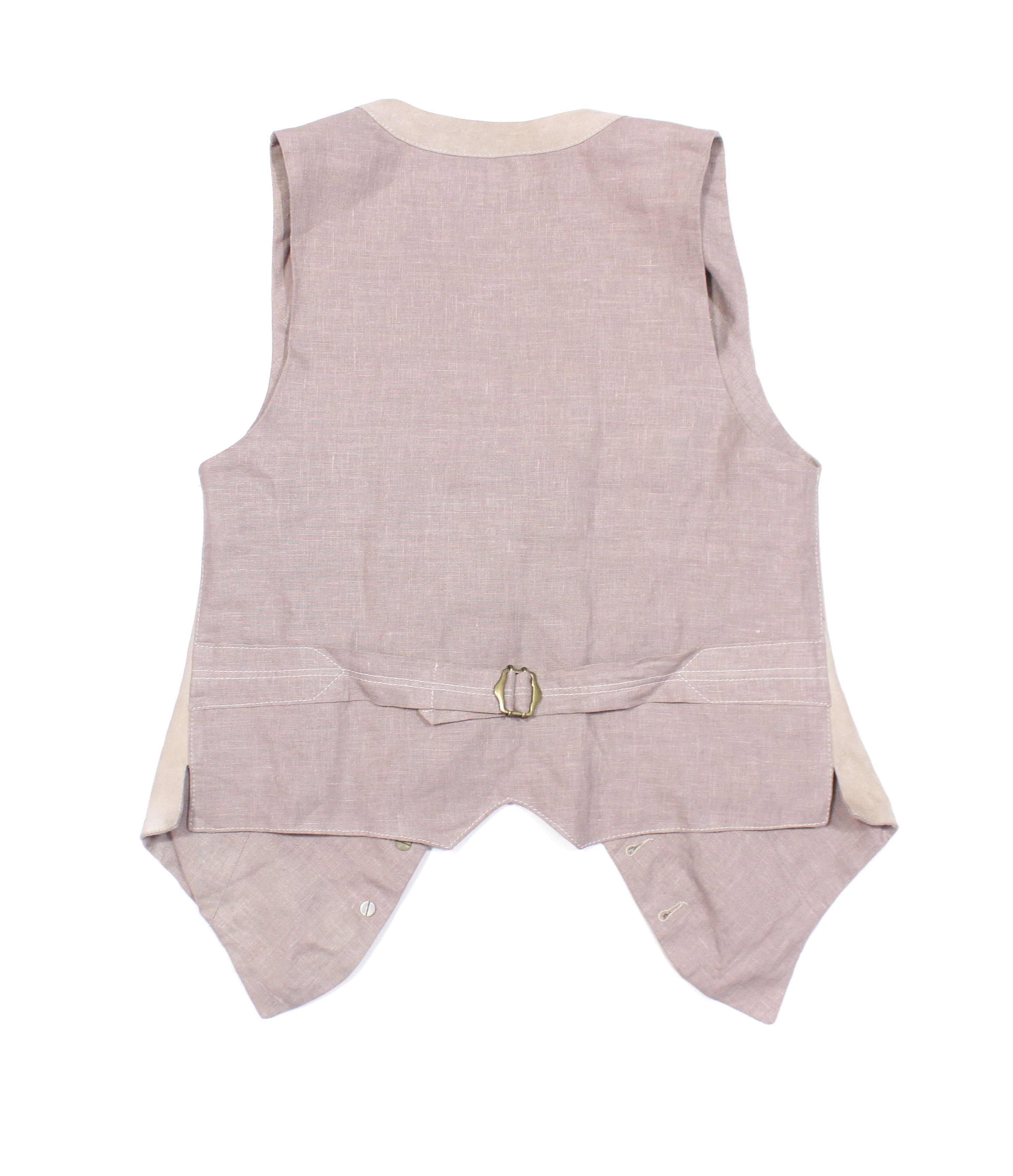Isaac Sellam Experience Deerskin Leather Cowboy Vest Size XS / US 0-2 / IT 36-38 - 3 Thumbnail