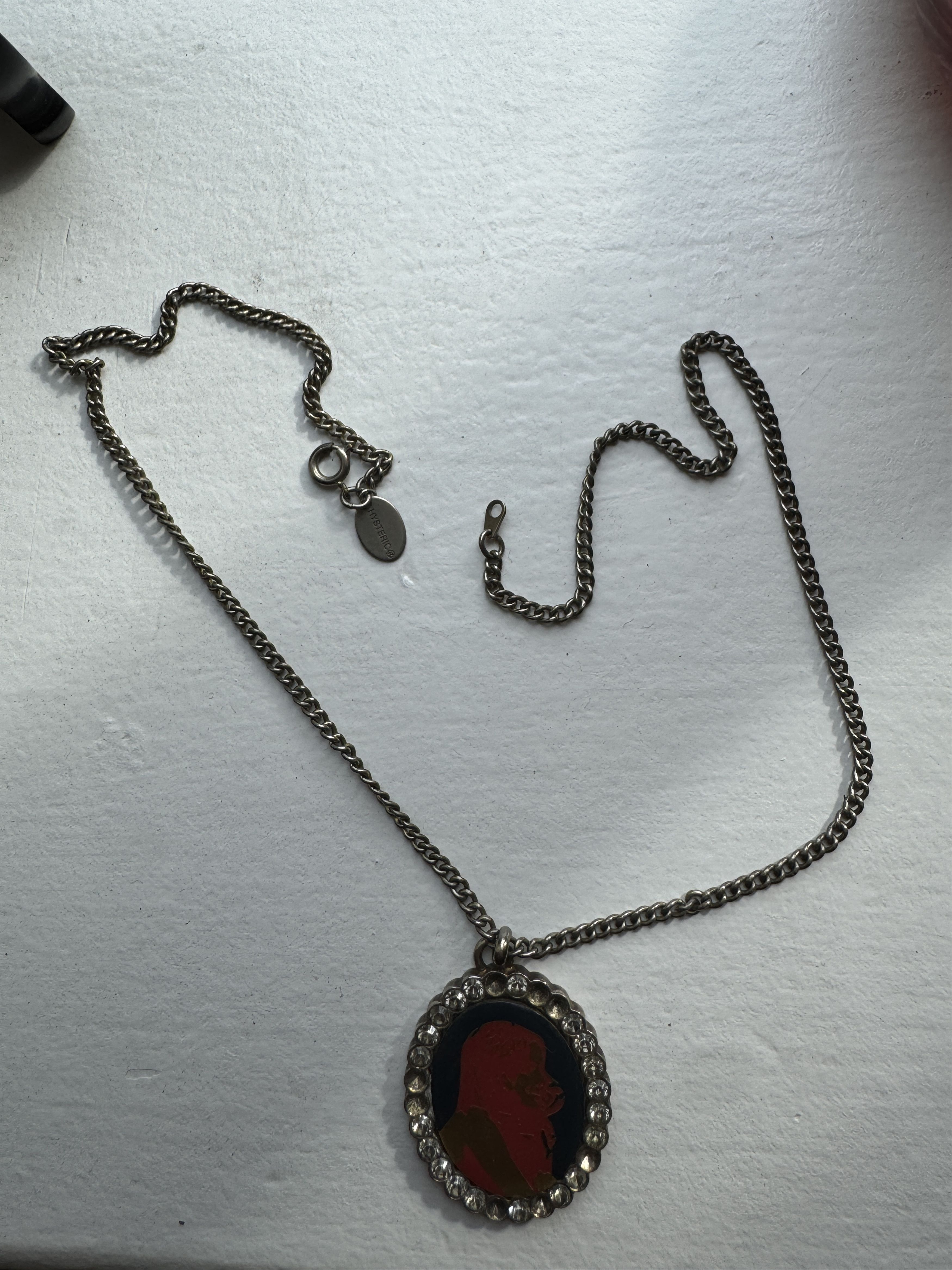 Hysteric Glamour Hysteric Glamour Enamel Girl Necklace Archive Size ONE SIZE - 2 Thumbnail