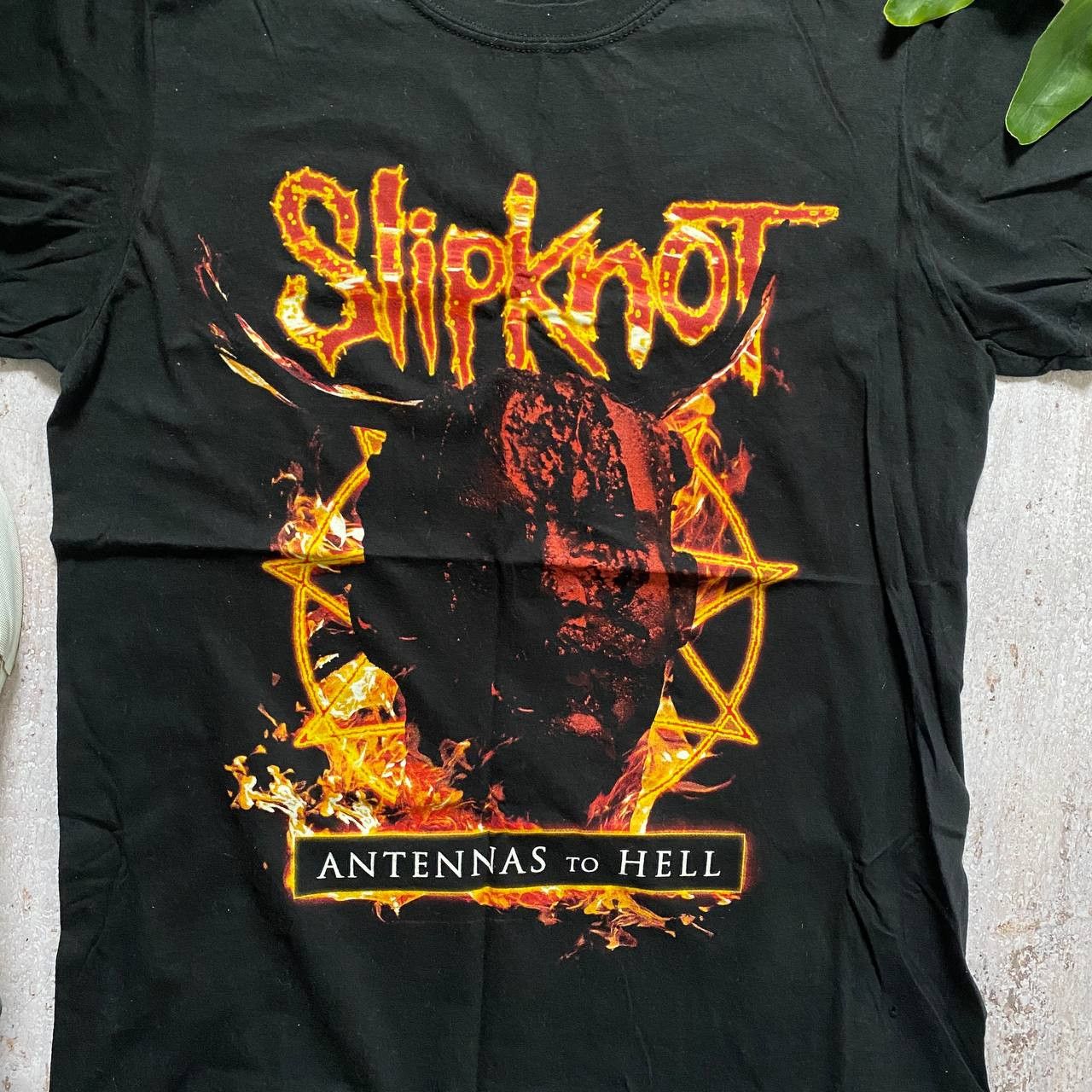 Band Tees × Vintage VINTAGE Y2K SLIPKNOT ANTENNAS TO HELL RARE T SHIRT 45 Size US M / EU 48-50 / 2 - 7 Thumbnail