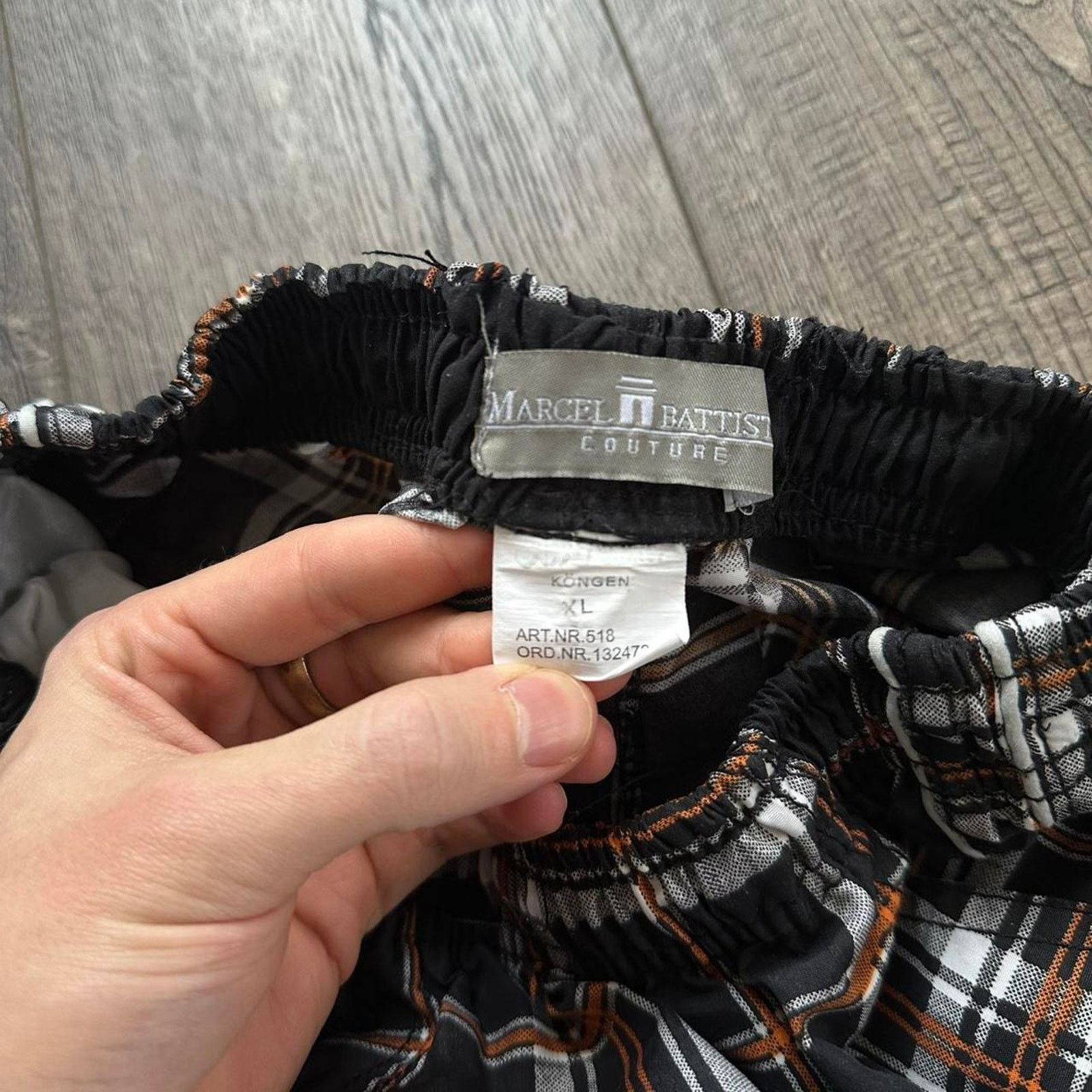 Vintage Vintage Black Plaid Nylon Sporty Cargo Swim Tactical Shorts Size US 30 / EU 46 - 5 Thumbnail