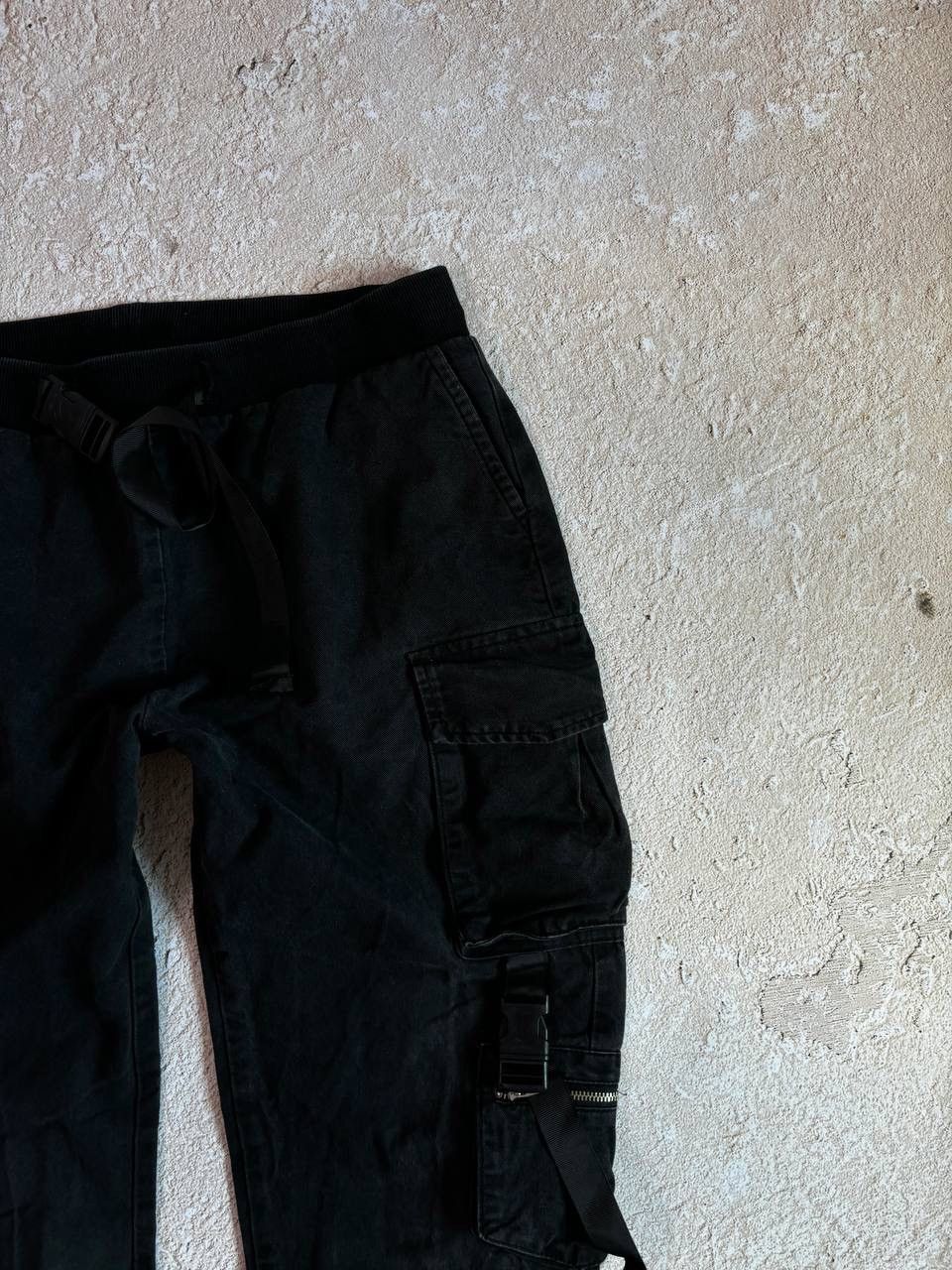Japanese Brand Cargo Dirty pants Faded Crash denim thrashed y2k distressed Size US 32 / EU 48 - 4 Thumbnail