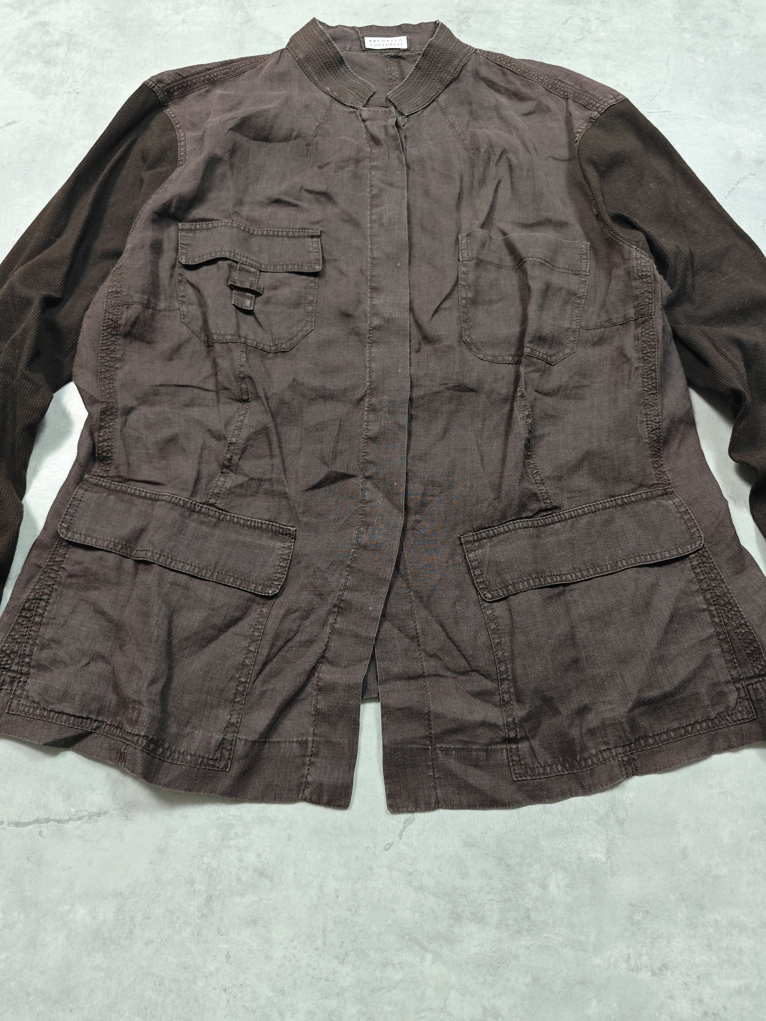 Brunello Cucinelli Brunello Cucinelli Vintage Luxury Shirt Size S / US 4 / IT 40 - 3 Thumbnail