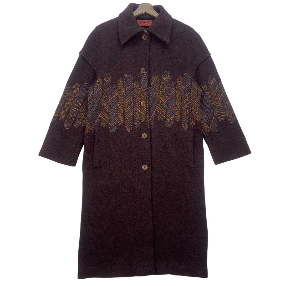 Missoni Made in Italy Missoni Wool Heavy Coat Size M / US 6-8 / IT 42-44 - 1 Thumbnail