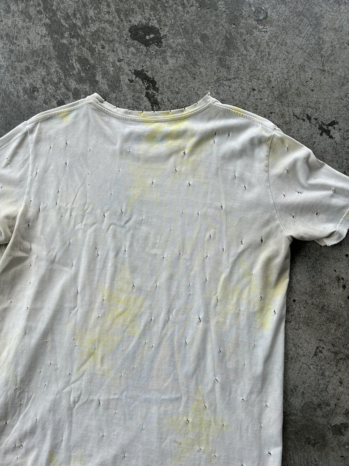 Balmain Balmain Homme AW10 Distressed Floral Shirt Decarnin Size US M / EU 48-50 / 2 - 5 Thumbnail