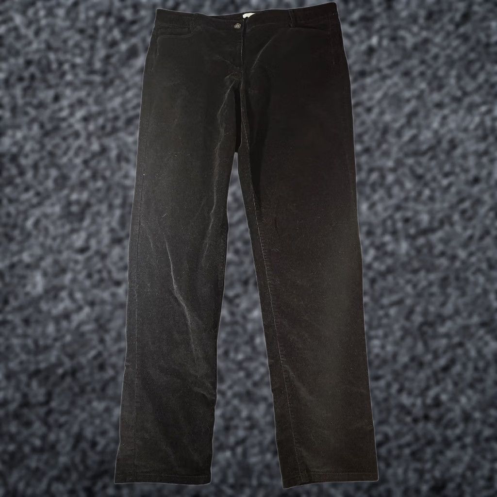 J. Jill J.Jill Corduroy Pants Womens 16 Tall Black Straight Leg Stretch Chino Casual Pants Size 38" / US 16 / IT 52 - 1 Thumbnail