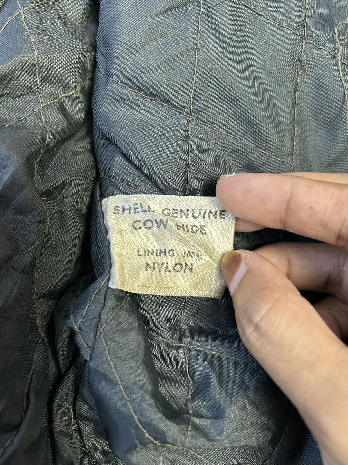 Genuine Leather × Vintage GENUINE COW HIDE LEATHER JACKET Size US M / EU 48-50 / 2 - 5 Thumbnail