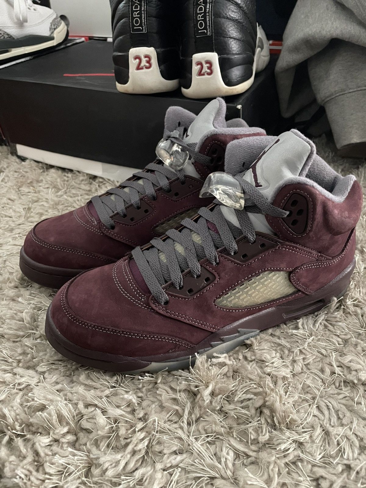 Jordan Brand Jordan 5 Burgundy Size US 7 / EU 40 - 1 Thumbnail