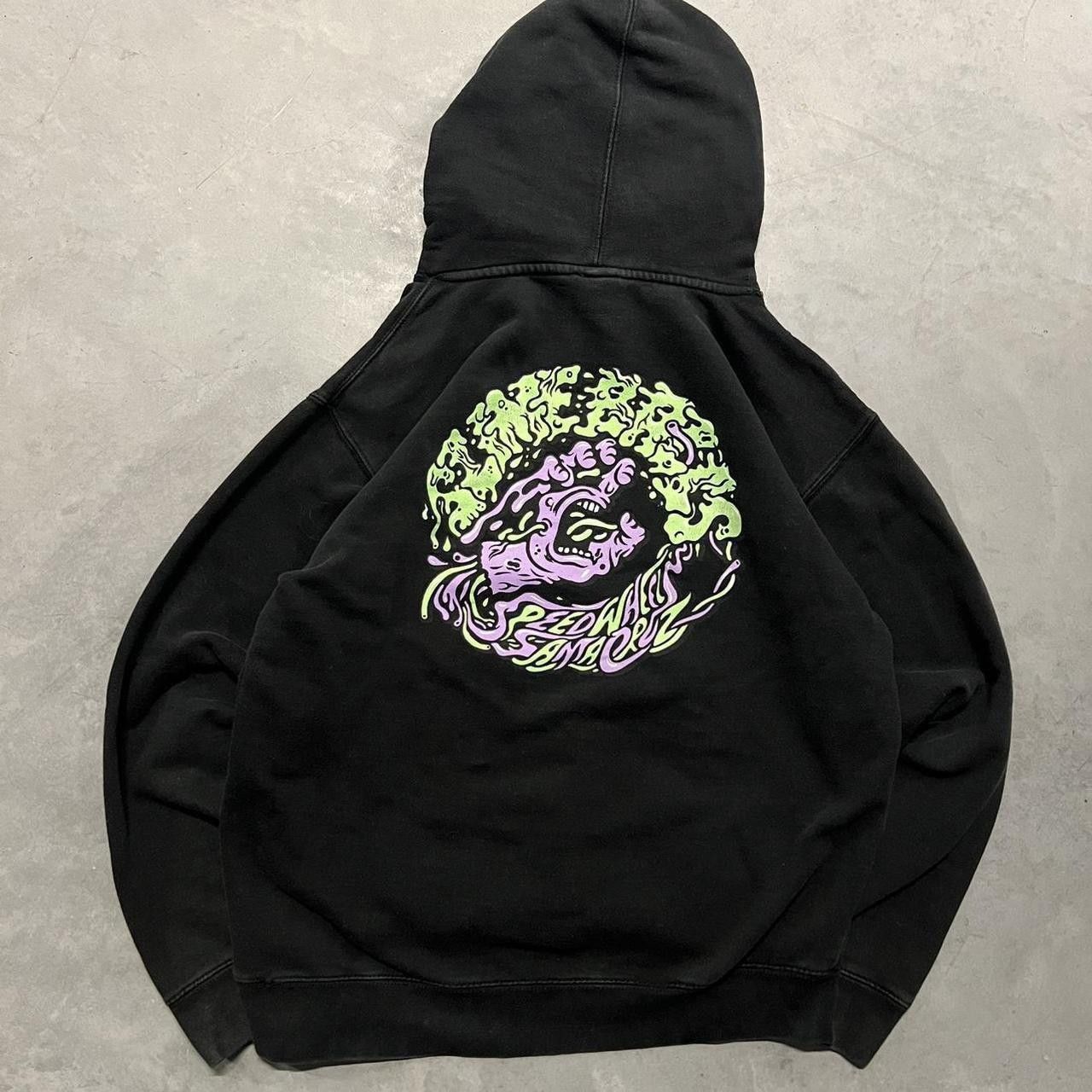 Vintage Crazy Vintage Y2K/2000s Skater Essential Slime Balls Santa Cruz Hoodie! Size US S / EU 44-46 / 1 - 1 Thumbnail