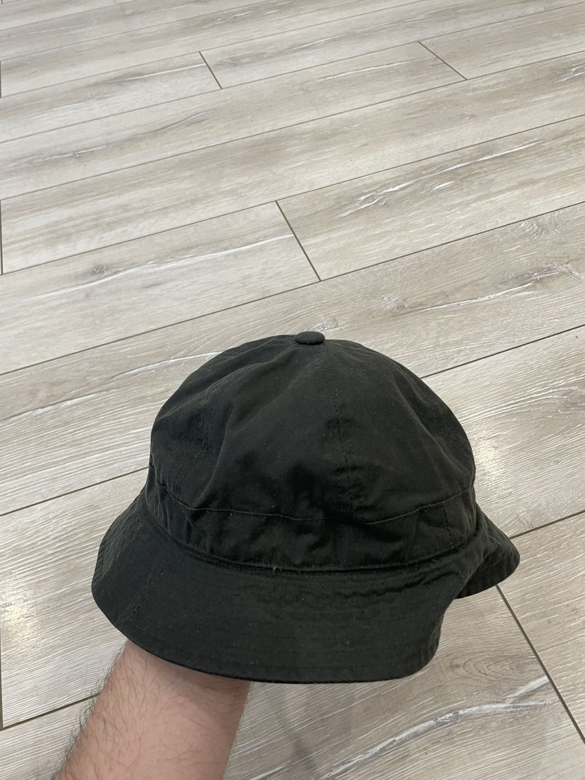 Barbour Barbour Bucket Hat Vintage Men’s XL Green Waxed Waterproof Size ONE SIZE - 4 Thumbnail