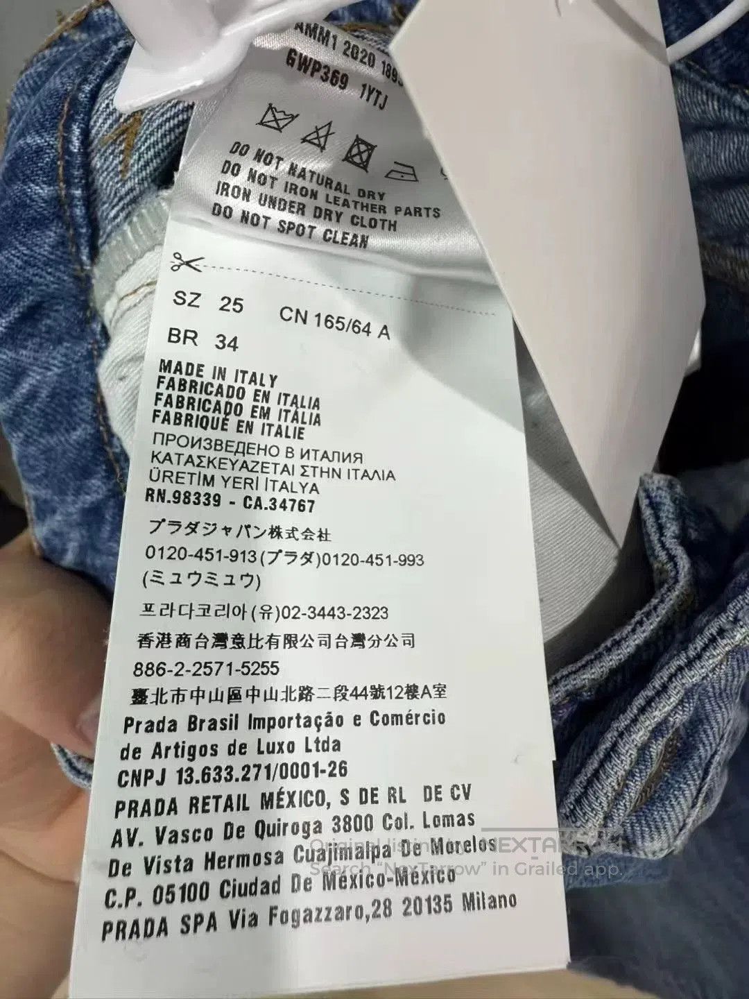 Miu Miu Miu Miu Hand-Painted Daisy Jeans. Size 25" / US 0 / IT 36 - 4 Thumbnail