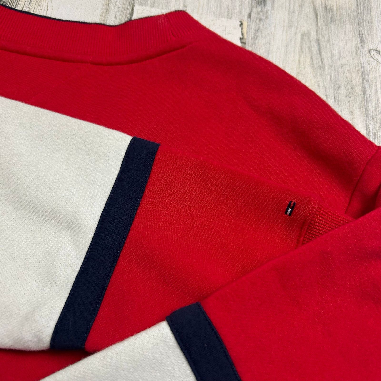 Tommy Hilfiger Tommy Hilfiger Denim Retro Red Sweatshirt Crewneck Dress Size L / US 10 / IT 46 - 7 Thumbnail