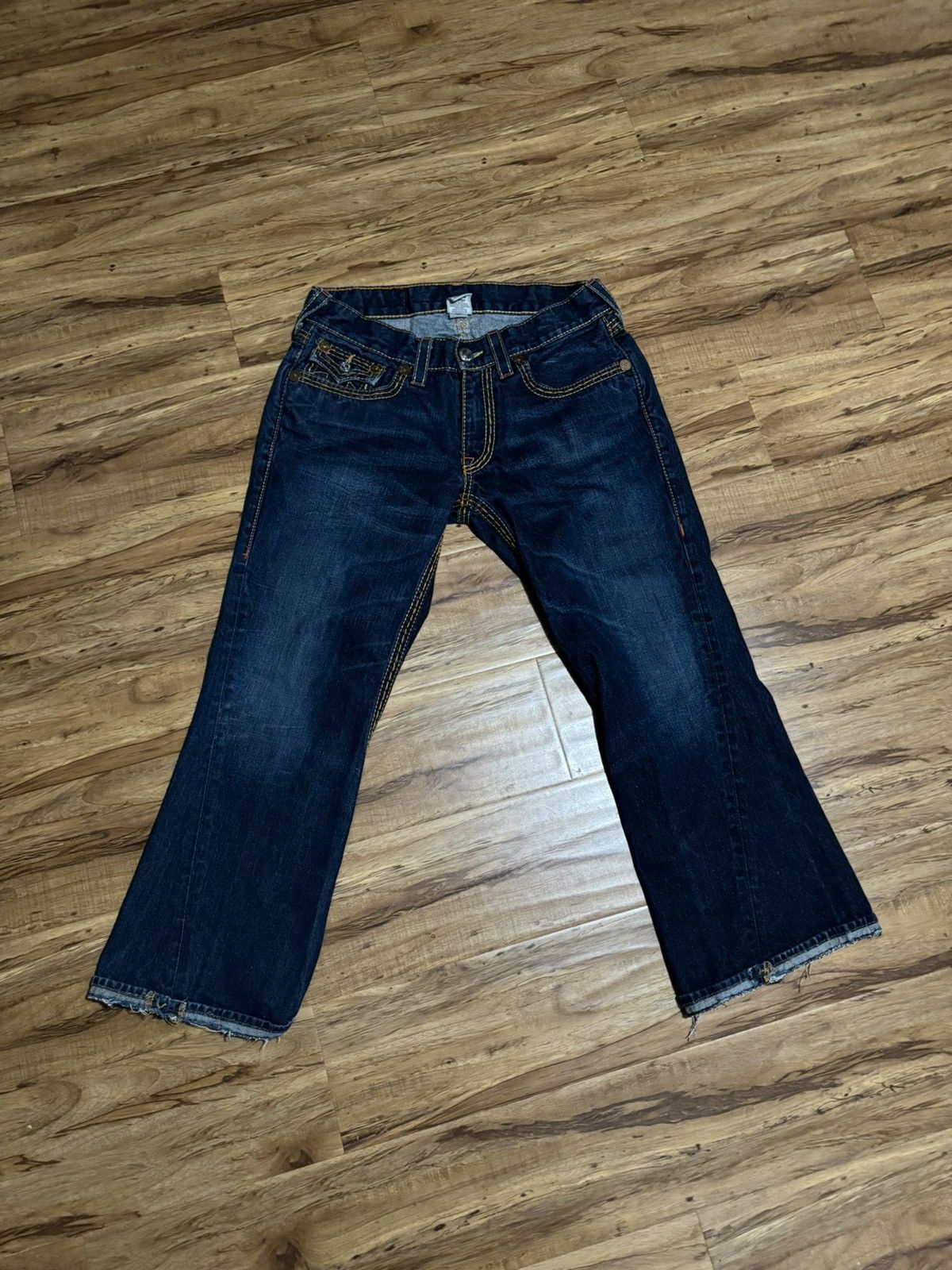 image of True Religion Flared Jeans in Blue, Men's (Size 33)