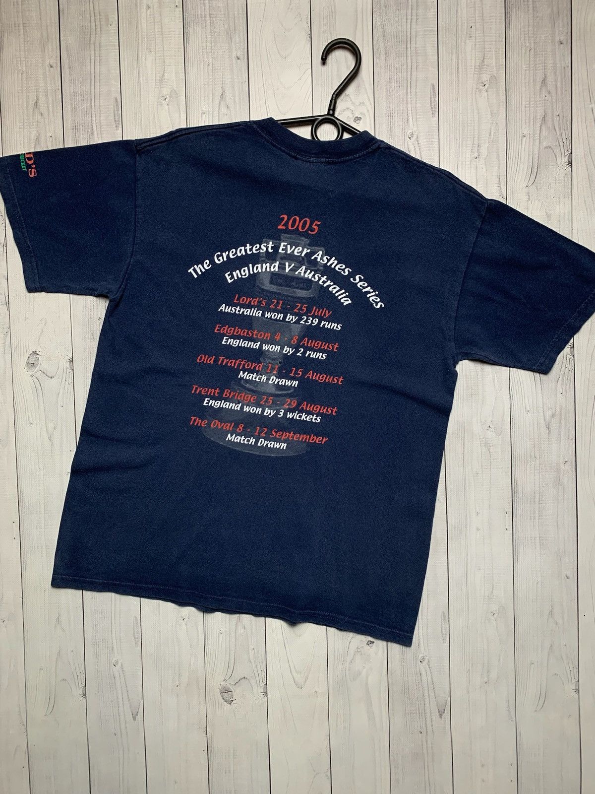 Vintage Vintage Cricket England 2005 Winners tee size M Size US M / EU 48-50 / 2 - 3 Thumbnail