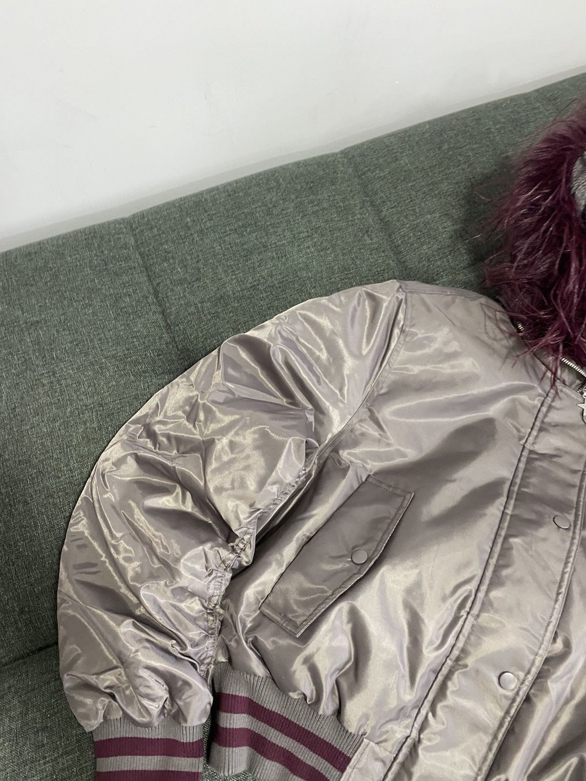 Hysteric Glamour Vintage Faux Fur Bomber Jacket Japanese Avant Garde Mohair Size US S / EU 44-46 / 1 - 4 Thumbnail