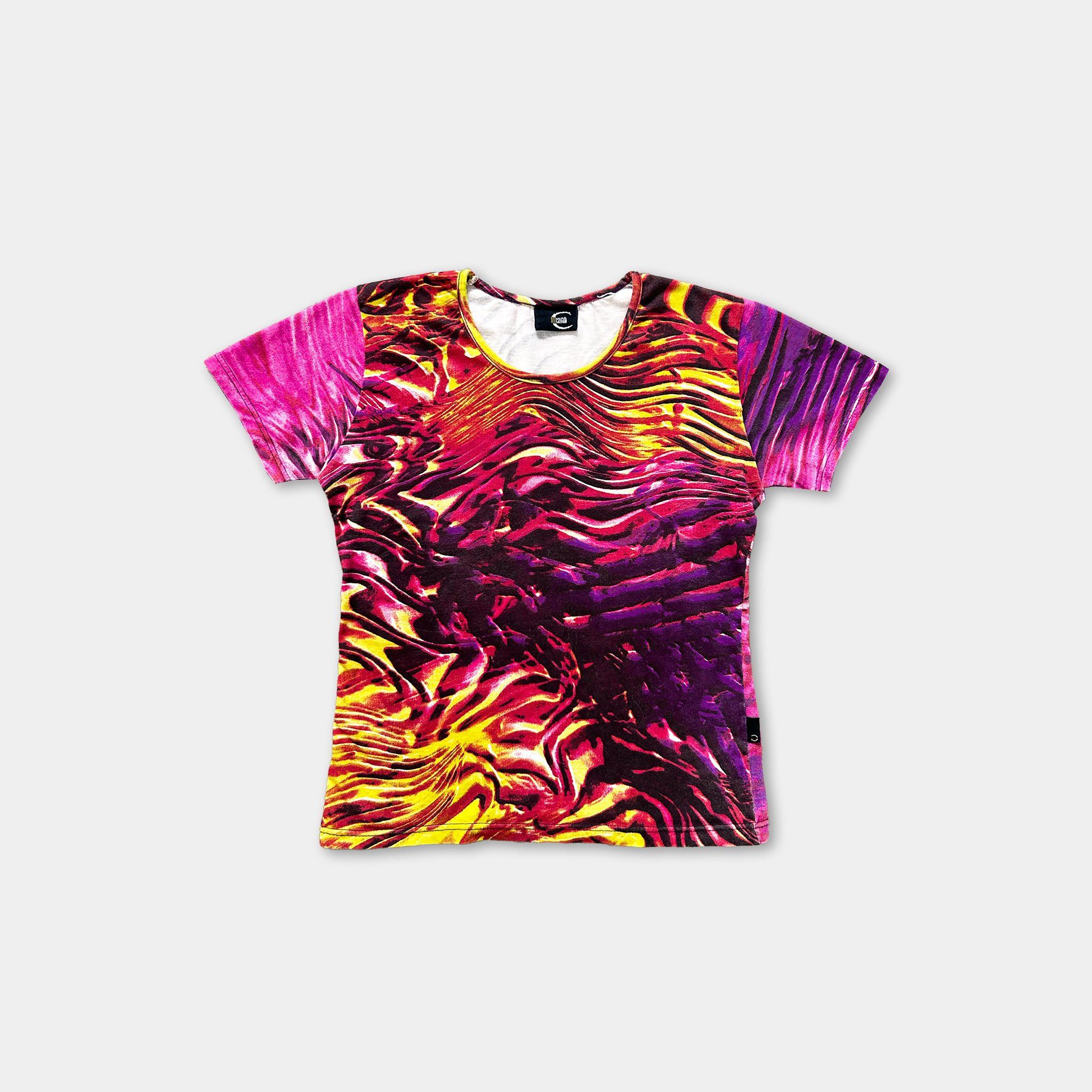 Just Cavalli Just Cavalli Tiger Gradient Graphic Tee Size US S / EU 44-46 / 1 - 1 Thumbnail