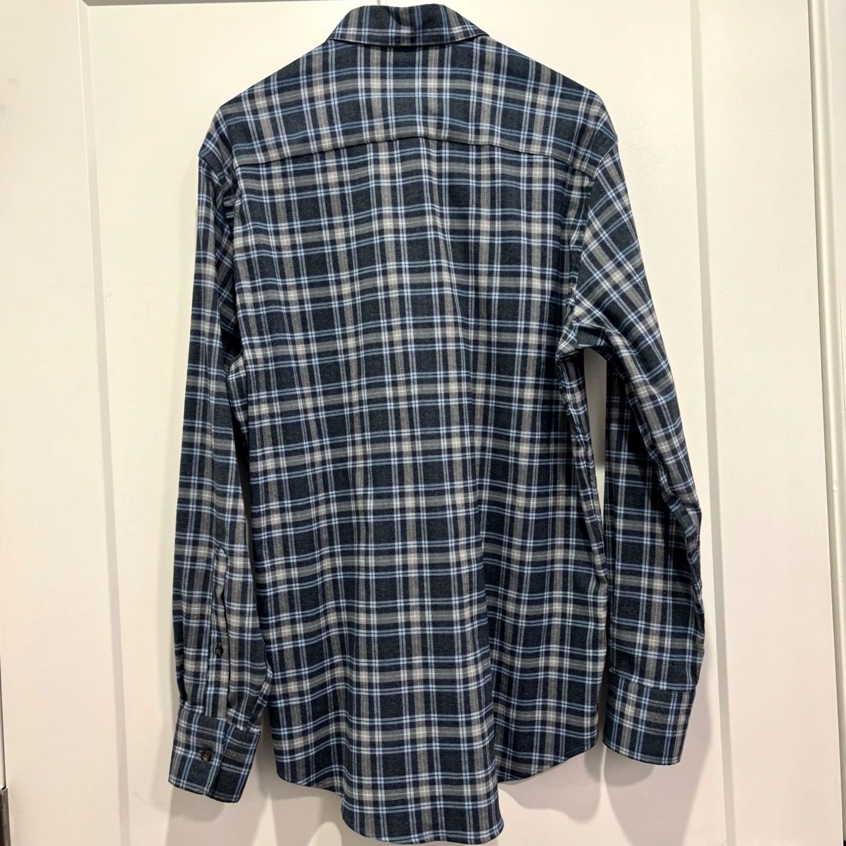 Peter Millar Peter Millar Mens Blue Plaid Long Sleeve Button Down Shirt Medium Size US M / EU 48-50 / 2 - 3 Thumbnail