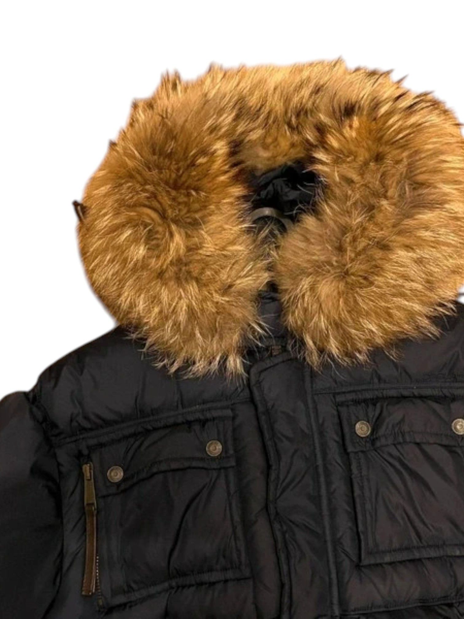 Dsquared2 Dsquared² Down Ski Jacket w “Rebel-D2” Patch & Fur Trim Hood Size US M / EU 48-50 / 2 - 2 Thumbnail