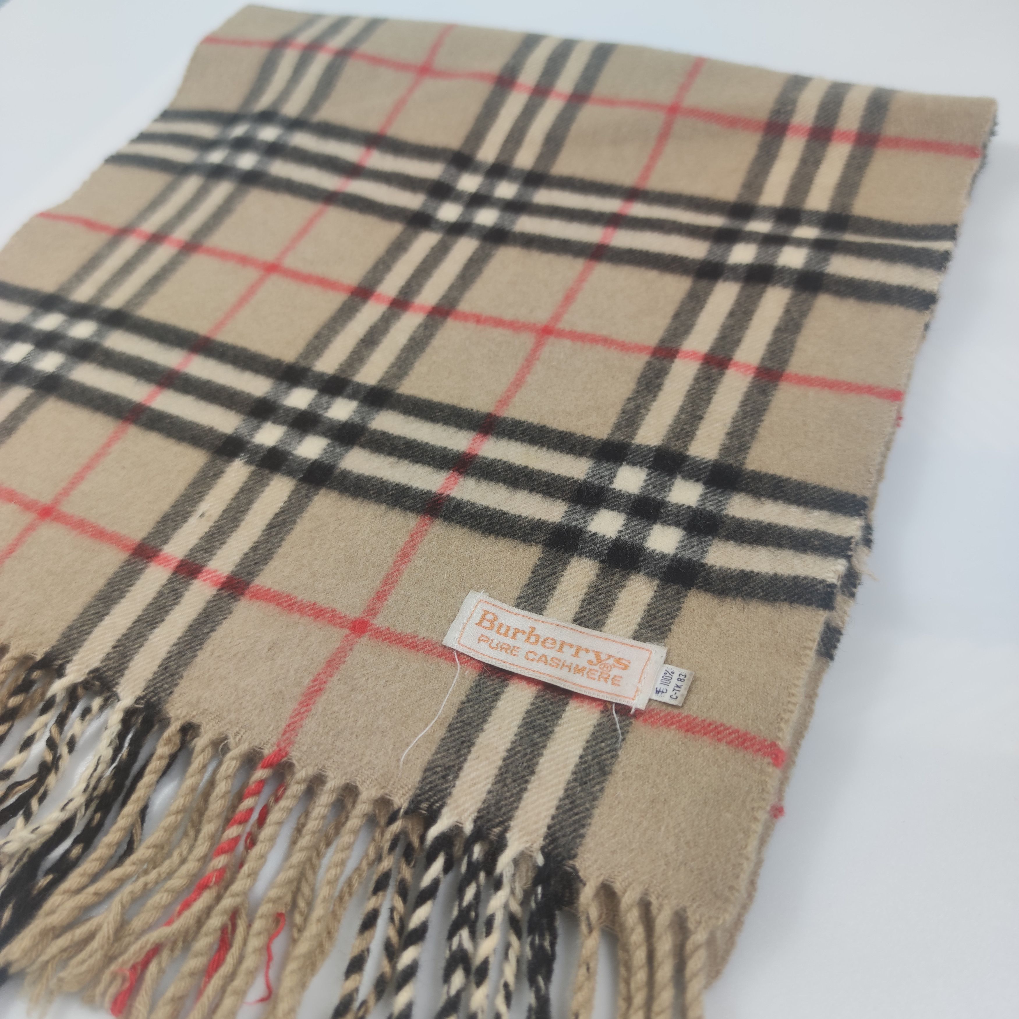 Burberry Burberry Nova Check Scarf/Muffler/Cashmere S434 Size ONE SIZE - 9 Thumbnail