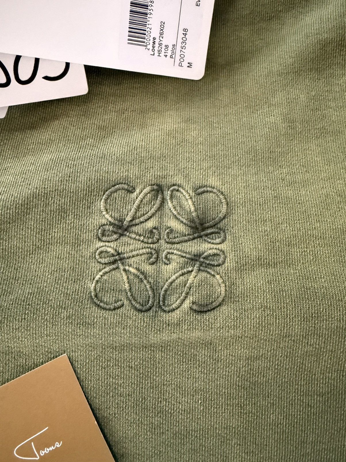 Loewe BNWT ! $1950 LOEWE Padded Puffer Heavy Cotton Polo T-Shirt Size US M / EU 48-50 / 2 - 4 Thumbnail